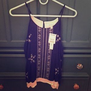 layered tank top with gorgeous detail